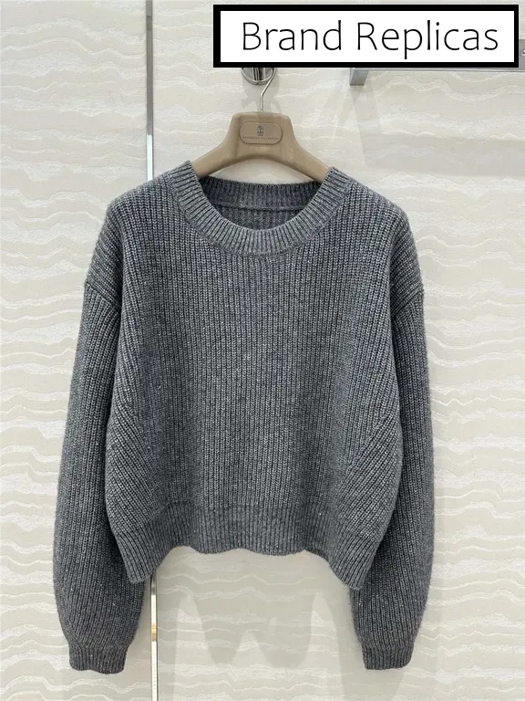 BC Crew-Neck Cashmere Sweater Grey